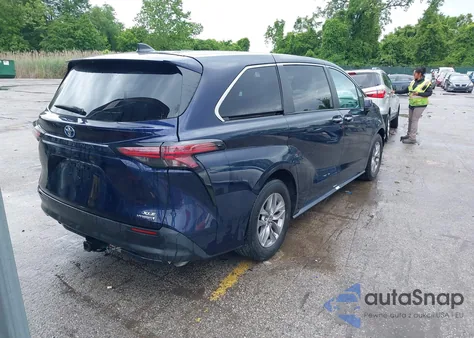 2022 Toyota Sienna Xle from USA, damaged, VIN 5TDYRKEC1NS125083